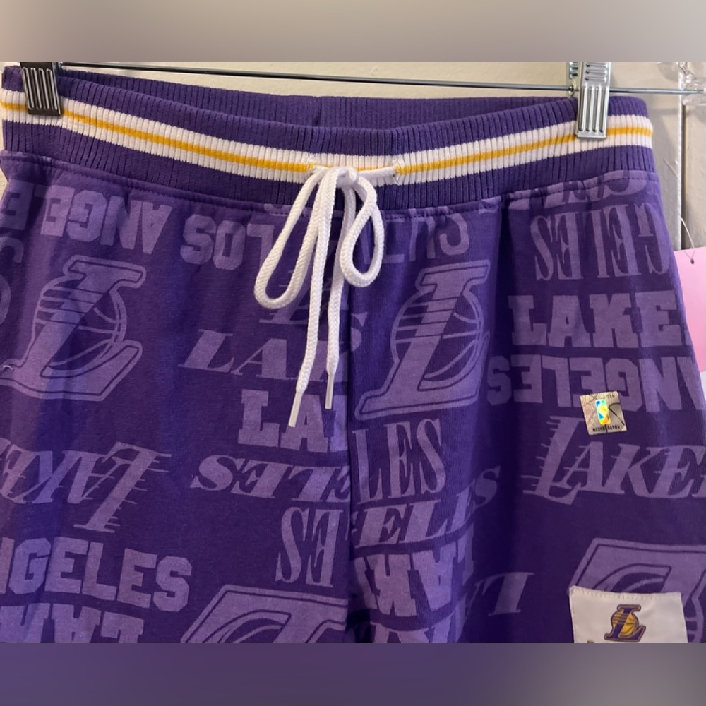 NBA Lakers Sweatpants Unisex (Size Small) NWT - Picture 2 of 5